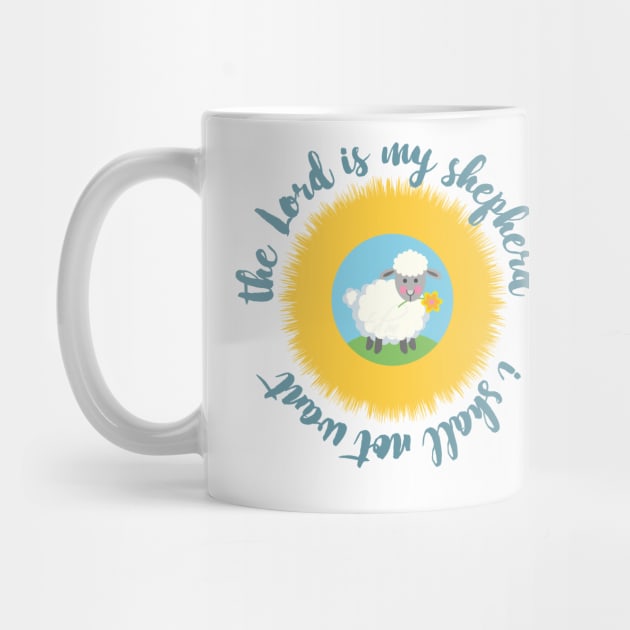 Christian Design - The Lord is my Shepherd Psalm 23 by Third Day Media, LLC.